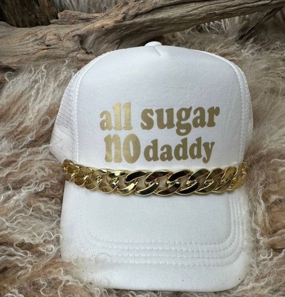 Trucker Hat With Beads 50Wht All Sugar No Daddy