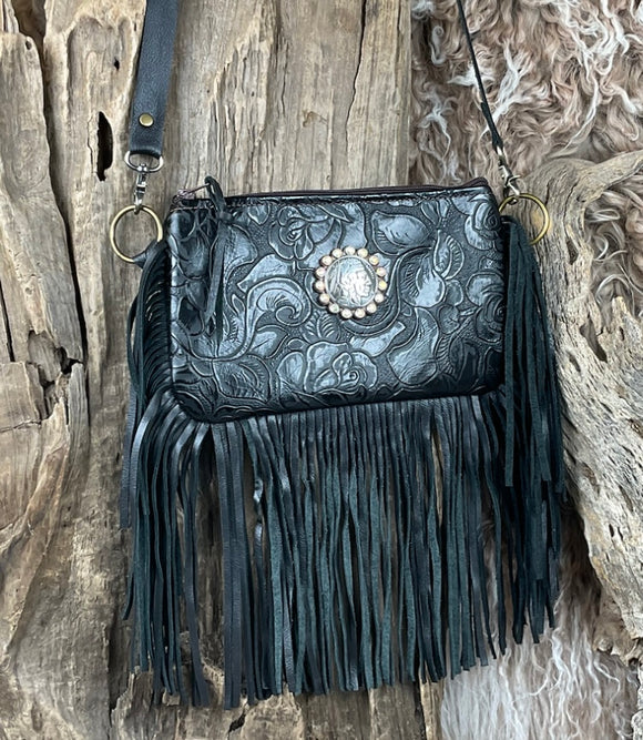 Keep It Gypsy Brown Classic Olive With Concho BlackRose