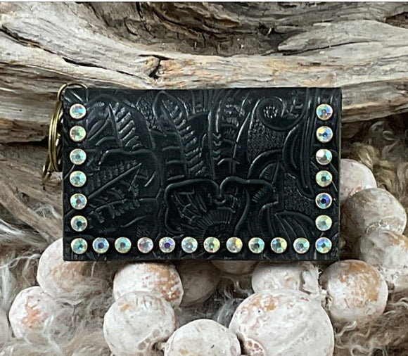 Keep It Gypsy Brown Classic Becca Crystal Rivets BlackPaisley