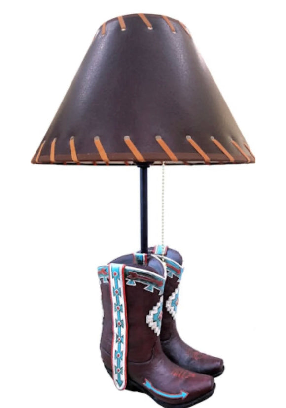 Western Boot Lamp