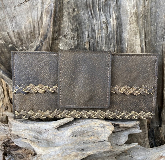 Keep It Gypsy SunsetRidge Wallet With Braided Brown