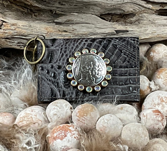 Keep It Gypsy Brown Classic Classic Becca With Concho GreyCroc