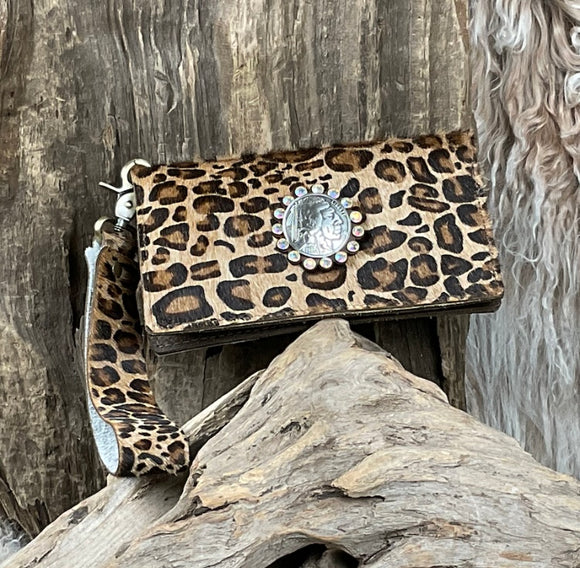 Keep It Gypsy Brown Classic Fallon With Concho Leopard