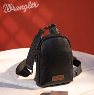 Wrangler Sling Bag/Crossbody/Chest Bag - Black