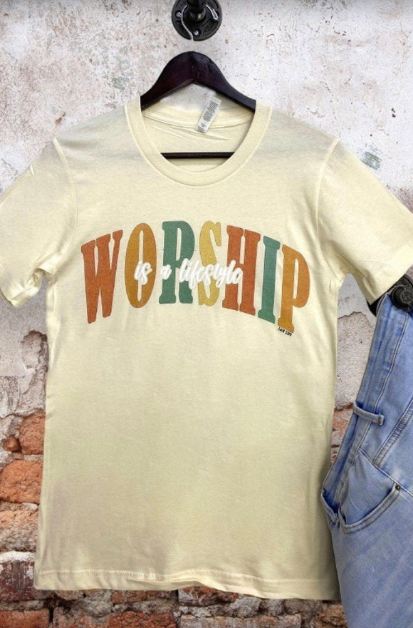 WORSHIP IS A LIFESTYLE-CREAM