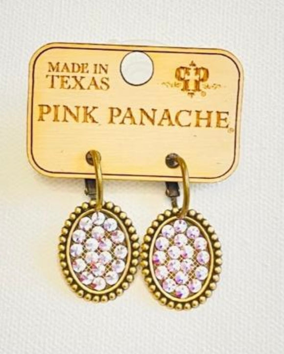 Pink Panache AB Crystal Earrings