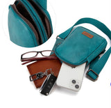 Wrangler Sling Bag/Crossbody/Chest Bag - Turquoise