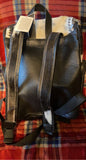 Keep It Gypsy Authentic Upcycled Black & White Cowhide Backpack